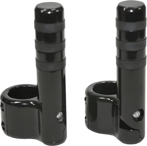 Lindby Clamp-On Pegs - BLK W/ Wide O Ring FOR 1 1/2