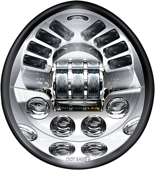Pathfinder V-ROD HEADLIGHT CHROME — Harley-Davidson Night Rod Special, V-Rod, V-Rod Muscle (2002-2017)