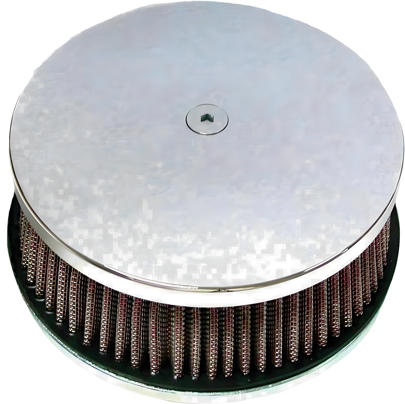 Harddrive Custom Round Air Cleaners - Cleaner HP Classic Smooth Chrome 5-7/8