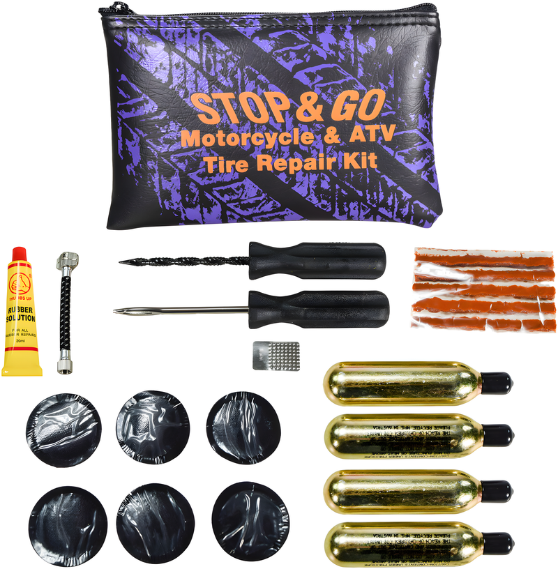 Stop & Go Motorcycle/ATV Tire Repair Kit