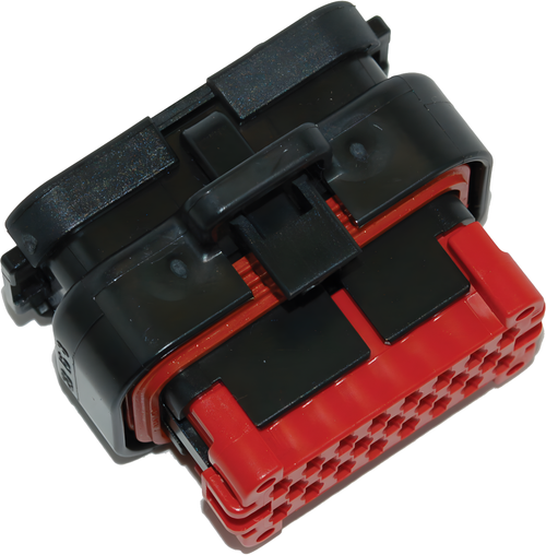 NAMZ Custom Cycle Amp Power Audio - 23-PIN Plug HD Radio Harness HD 72382-98bk
