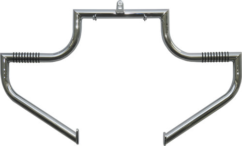 Lindby Linbar Engine Guard - HD Linbar FLH Touring 97-UP Chrome — Harley-Davidson Road King, Road King Classic, Street Glide (1997-2019)