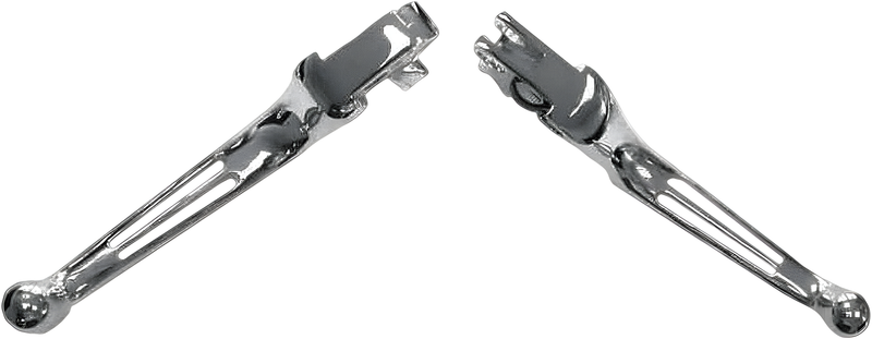 Harddrive Custom Levers - 2-Slot Lever SET Chrome BIG Twin 1986-2006 XL 1996-20… — Harley-Davidson (1996-2006)