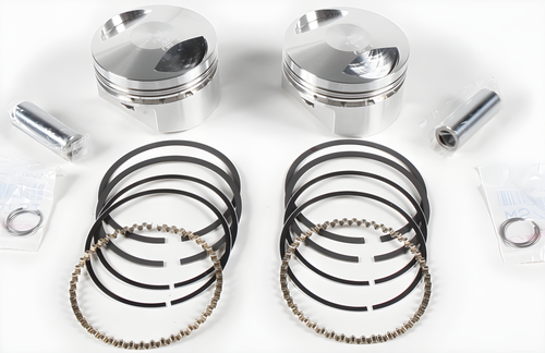 Wiseco V-Twin Piston Kit - 1200 EVO Sportster 10.5:1 Comp — Harley-Davidson Electra Glide Classic, Sportster 883, Softail Custom (1984-1999)