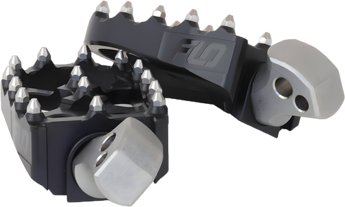 Flo Motorsports Moto Style Footpeg Set - Passenger Pegs Black M8 Softail — Harley-Davidson (2018-2021)