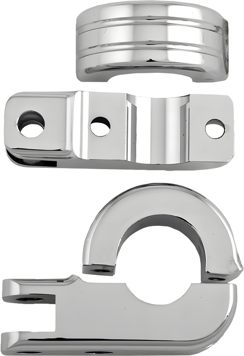 Harddrive Footpeg Mount Clamps - 1.25