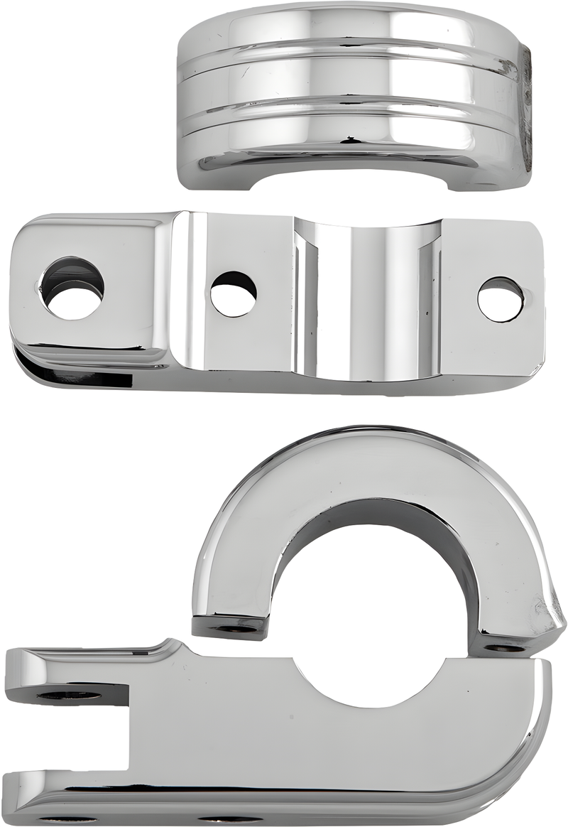 Harddrive Footpeg Mount Clamps - 1.25