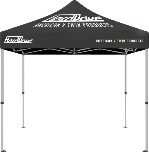 HardDrive Canopy Tent - TOP 10' X 10' Black W/ White Logo