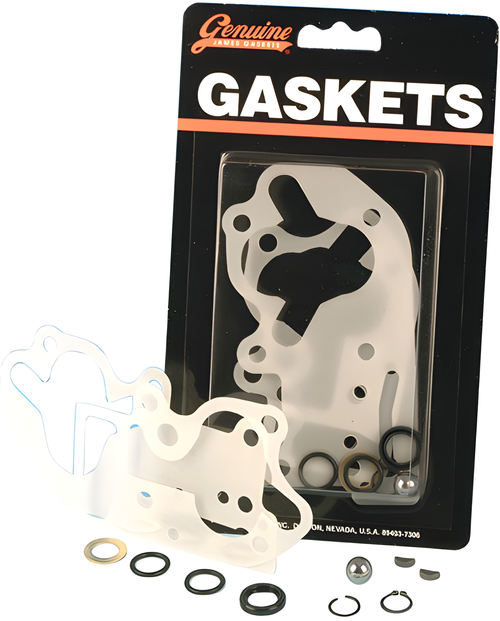 James Gaskets Shovelhead Gasket Kit - Seal OIL Pump W/Mylar Gaskets KIT 81-FL — Harley-Davidson (1981-1991)