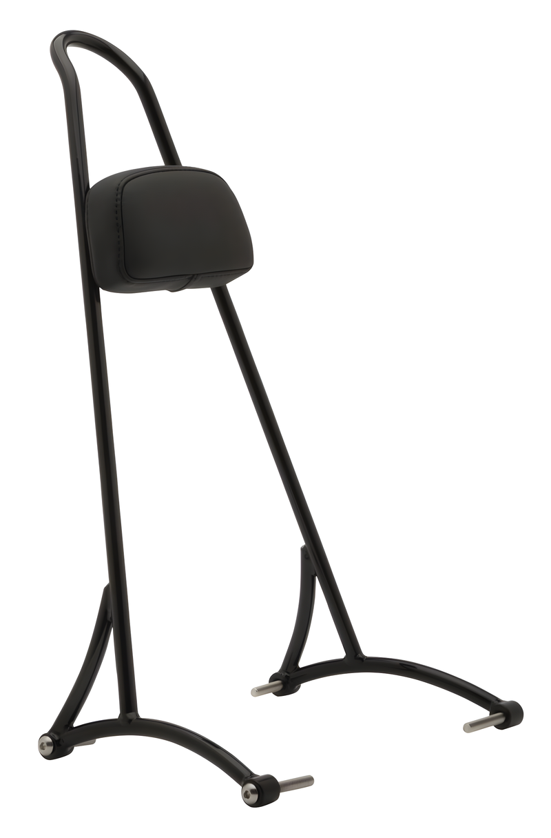 Burly Brand Sissy Bars - BAR W/ PAD Black XL 1994-2003 — Harley-Davidson Sportster 1200, Sportster 883, Sportster 883 Hugger (1994-2003)