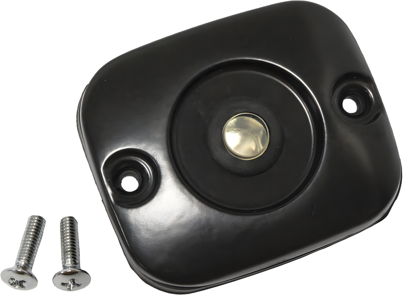 Harddrive Front Master Cylinder Cover - CYL Cover 1996-2006 Black — Harley-Davidson Road King, Electra Glide, Electra Glide Classic (1996-2006)