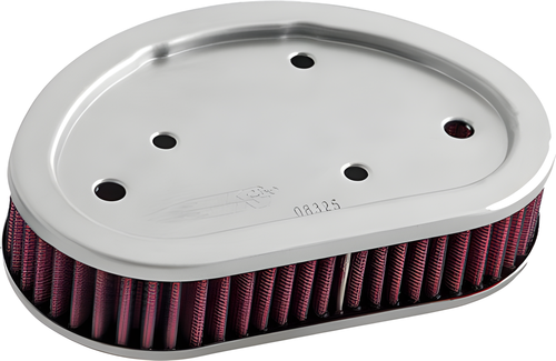 K&N High Flow Air Filter - HD-9608 Replacement — Harley-Davidson Dyna Street Bob, Dyna Fat Bob, Dyna Wide Glide (2008-2017)