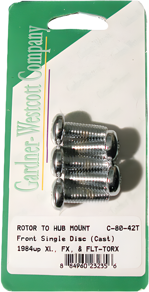 GardnerWestcott Brake Rotor Bolts - Torx Torx Buttonhead Chrm 84-UP