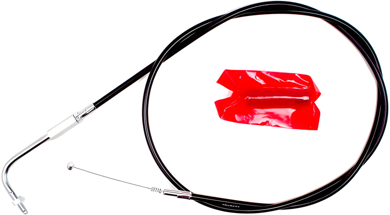 Motion Pro Black Vinyl Idle Cable — Harley-Davidson Electra Glide Sport, Tour Glide Classic (1987-1989)