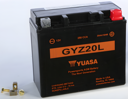 Yuasa GYZ Series AGM Battery - Gyz20l FA Sealed Factory Activated