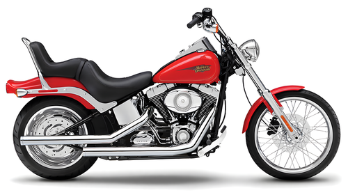 Cobra Dragster II Slip On's - Chrome Softail 1986-2006 — Harley-Davidson Softail Heritage Classic, Softail Springer, Softail Fat Boy (1986-2006)
