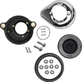 S&S Cycle Air Stinger High-Flow Air Filter Kit with Chrome Cover - Harley Touring, Softail, Dyna