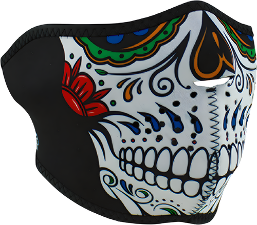 Zan Half Face Mask - Muerte Skull