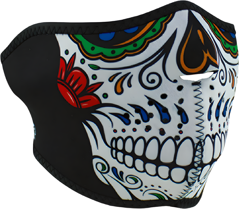 Zan Half Face Mask - Muerte Skull