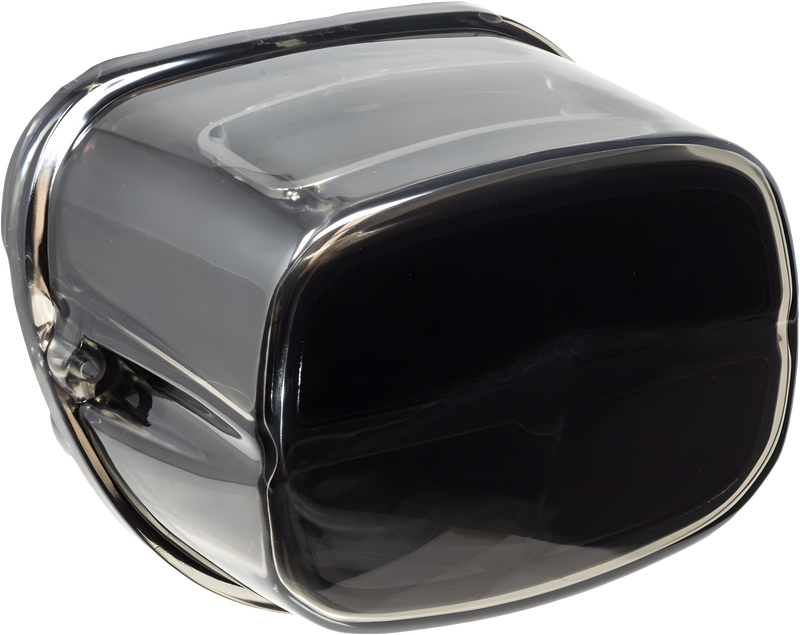 Letric Lighting Co Squareback LED Tailight - Black /Smoke Lense — Harley-Davidson (1983-2026)