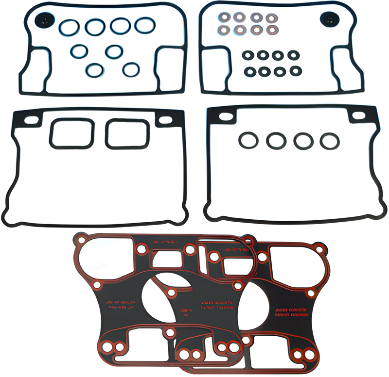 James Gaskets Big Twin Gasket Kit - Rocker Cover W/Metal RKR Base KIT 17042-92-X — Harley-Davidson (1992-1999)