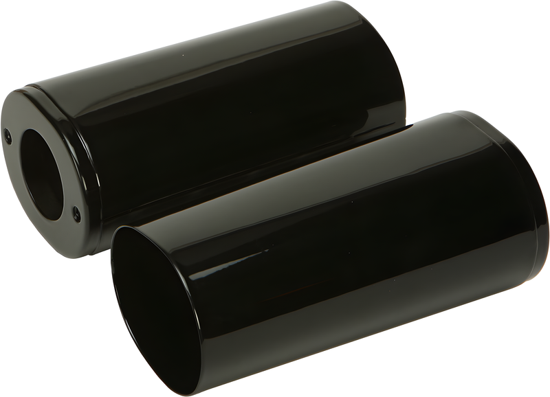 Harddrive Fork Slider Cover - Tube Covers Black Touring 1984-2013 Flst 1986-2014 — Harley-Davidson (1984-1995)