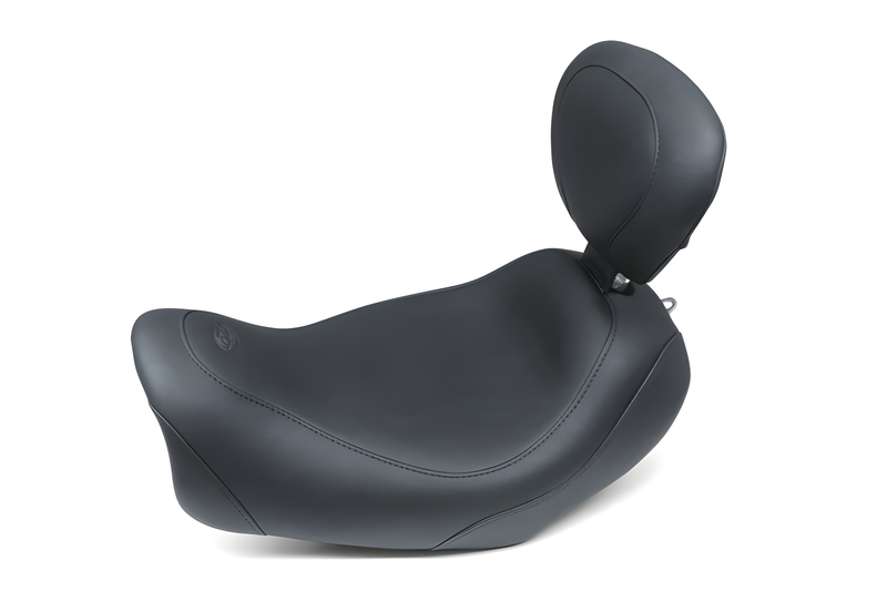 Mustang Motorcycle Solo with Driver Backrest Original — 2014-2017 Harley-Davidson