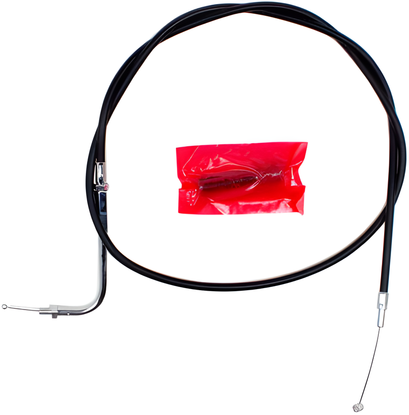 Motion Pro Black Vinyl Throttle Cable — Harley-Davidson Tour Glide (1980)