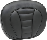 Mustang Motorcycle Black Pearls Passenger Backrest - Harley Summit Super Touring