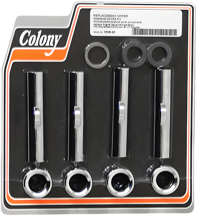 Colony Machine Upper Outer Pushrod Cover Kit - EVO Shov/2040-2047 Knuck