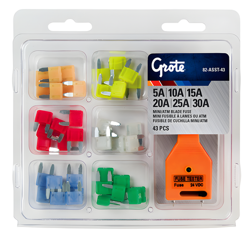 Grote ATM Blade Style Fuses - Fuse Asmt 42/PK