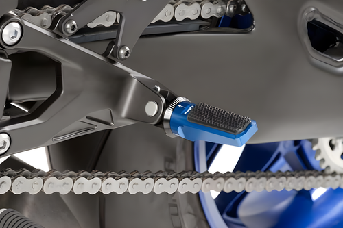 PUIG Hi-Tech Footpegs - Sport Blue
