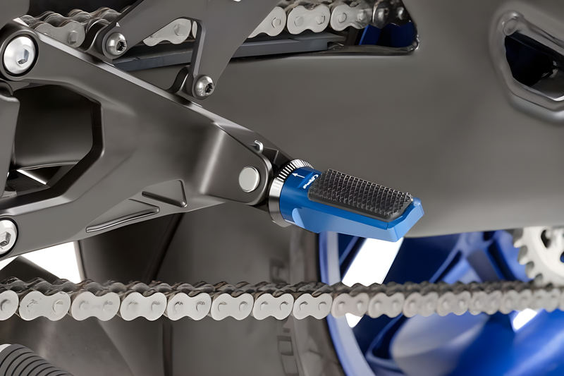 PUIG Hi-Tech Footpegs - Sport Blue