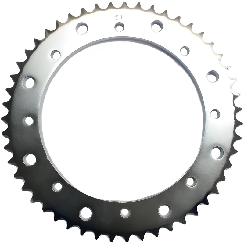 Harddrive Cush Drive Chain Conversion Kit - 51t Sprocket Silver FOR Conv KIT — Harley-Davidson (1955-2026)