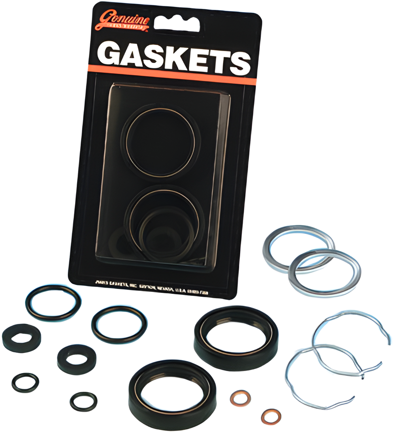 James Gaskets Big Twin Gasket Kit - Fork Seal ALL 41mm KIT ALL 41mm 45849-84 — Harley-Davidson (1984-1999)