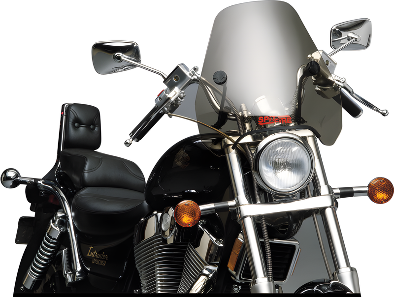 Slipstreamer S-06 Spitfire Windshield - W/S Smoke W/Black Hardware 7/8