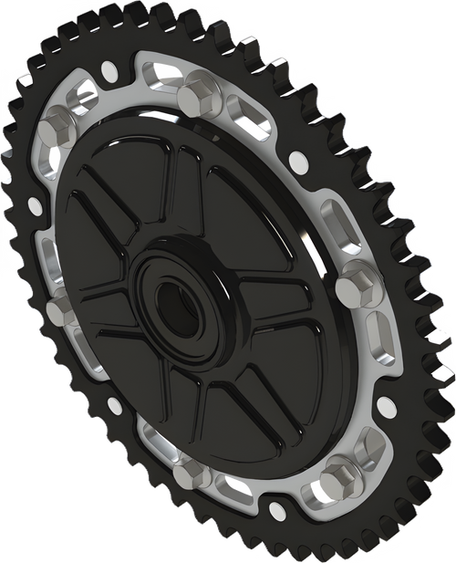Supersprox CUSHDRIVE CONVERSION 51T SPROCKET BLK SIL BLK - 51t Sprocket BLK SIL…