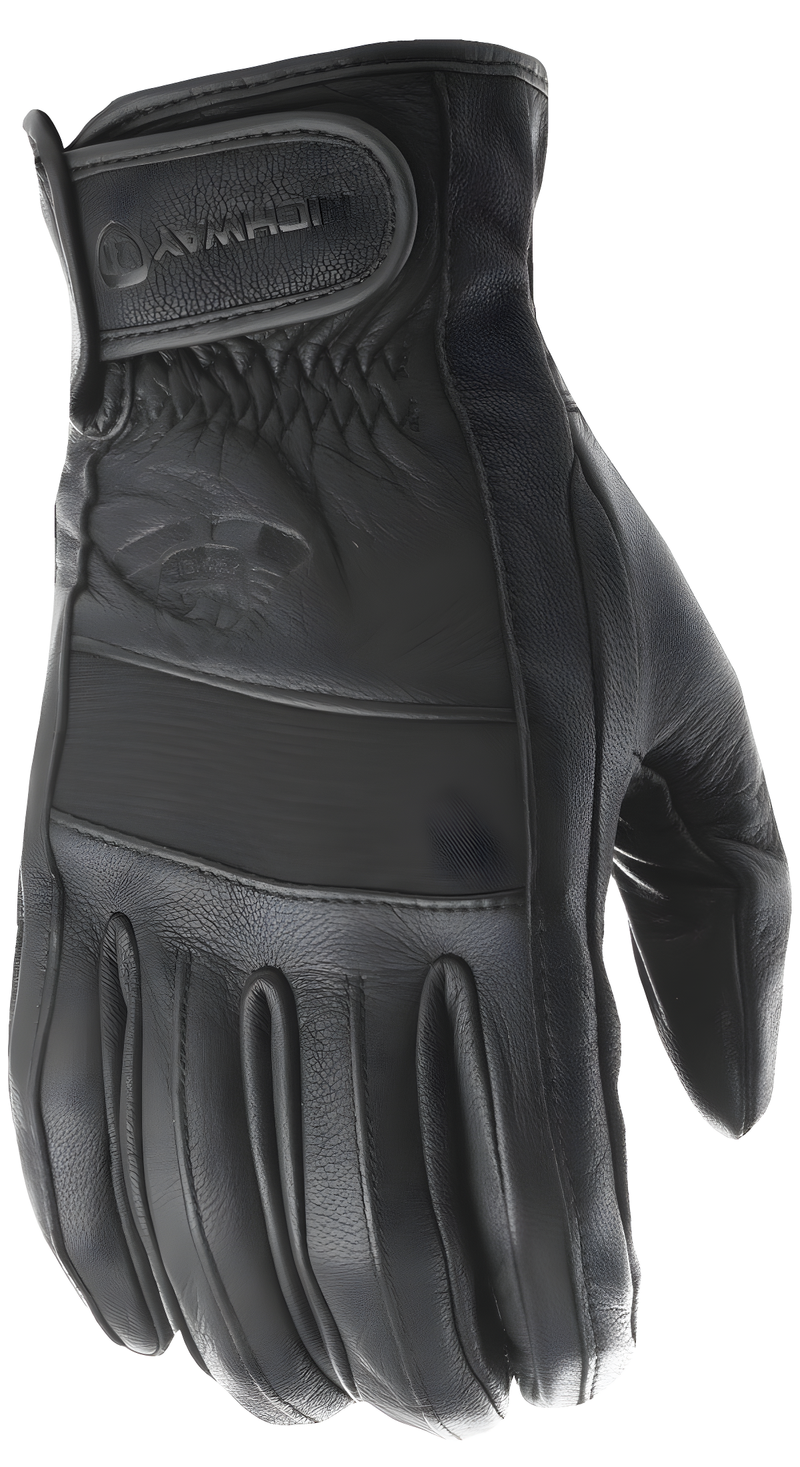 Highway 21 Jab Full Leather Gloves - Black 5x