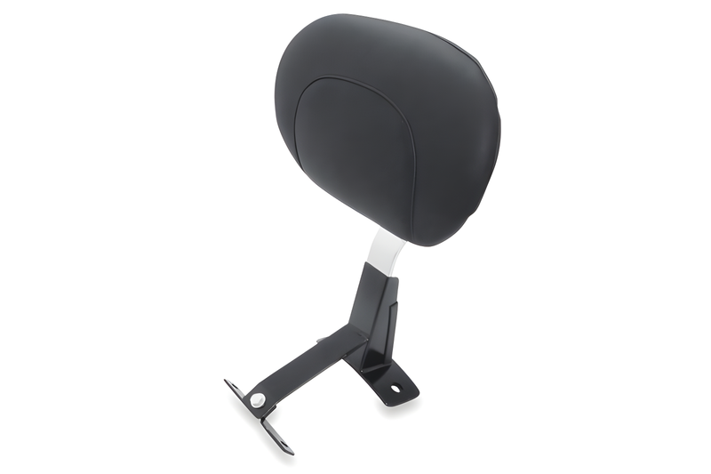 Mustang Motorcycle Backrest Black Pearls — 2008-2021 Harley-Davidson Touring