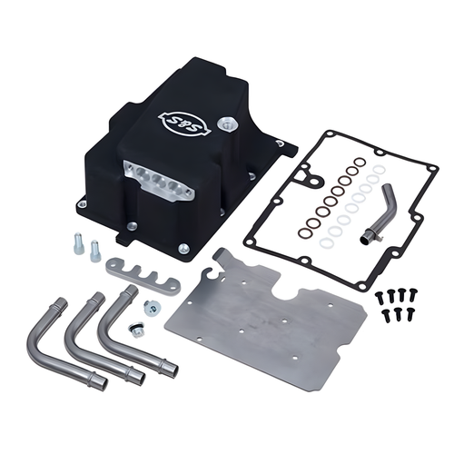 S&S Cycle Oil Supply Lines — Harley-Davidson Dyna Wide Glide, Dyna Low Rider, Dyna Super Glide (1983-2020)