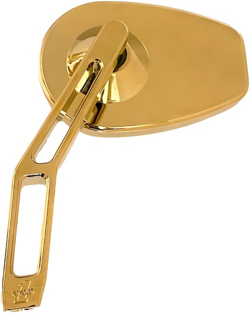 Pro One V2 Micro Mirror - CUT Stem Left Gold TIN