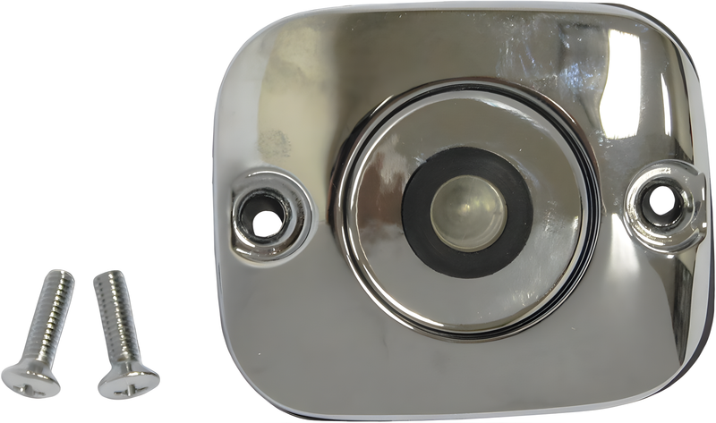Harddrive Front Master Cylinder Cover - CYL Cover 1996-2006 Chrome — Harley-Davidson Road King, Electra Glide, Electra Glide Classic (1996-2006)