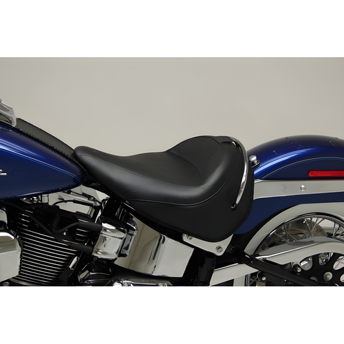 Mustang Motorcycle Solo with Driver Backrest Original — 2005-2017 Harley-Davidson Touring