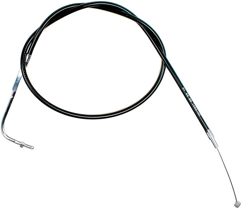 Motion Pro Black Vinyl Throttle Cable — Harley-Davidson Electra Glide, Sturgis, Super Glide (1980)