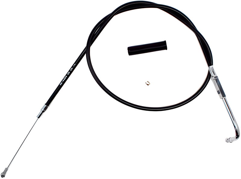 Motion Pro Black Vinyl Idle Cable — Harley-Davidson Softail Heritage Classic, Softail Fat Boy, Dyna Low Rider (1996-2016)