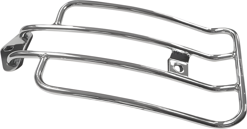 Harddrive Solo Luggage Rack - Chrome 1991-2005 FXD — Harley-Davidson Dyna Low Rider, Dyna Super Glide, FXDS-Conv Dyna Convertible (1991-2005)