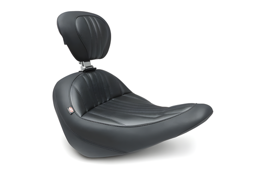 Mustang Motorcycle Solo with Driver Backrest Original — 2018-2021 Harley-Davidson Touring