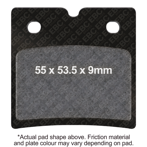 EBC Standard Brake Pads - Fa696hh Double-H Sintered — Indian Motorcycle Chief Vintage, Chief Dark Horse, Chief Classic (2009-2013)