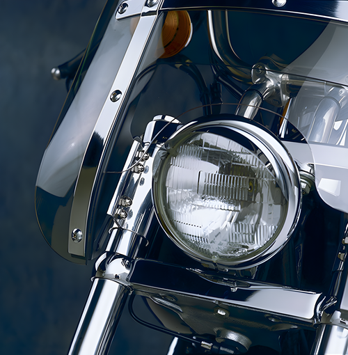 National Cycle Windshield Mounts — 1980-2009 Harley-Davidson Softail Narrow