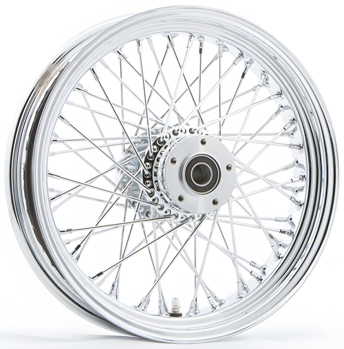 Harddrive Front 60 Spoke Wheels - 60-SPK DD Chrome 16x3.5 FLT-HUB 1